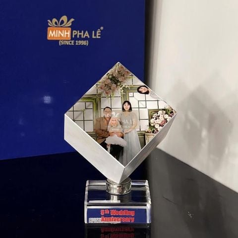 Khối lập phương pha lê in ảnh P020