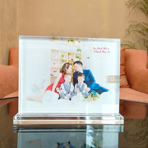In ảnh pha lê ngang 20cm P025