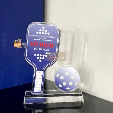 Cúp thể thao pickleball đa sắc PB008 (2 loại)