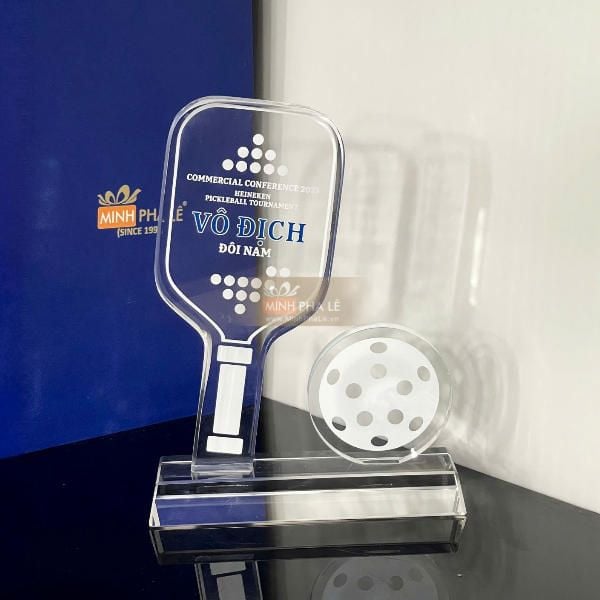 Cúp thể thao pickleball đa sắc PB008