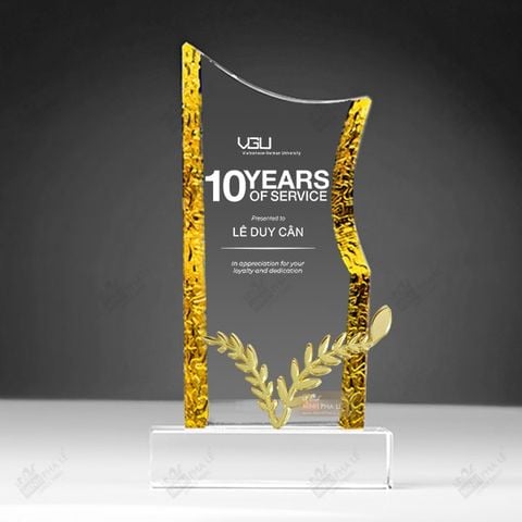 Cúp vinh danh pha lê cao cấp SBT-295-02