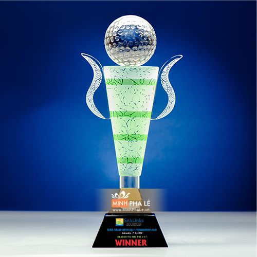 Cúp golf pha lê giải champion T021