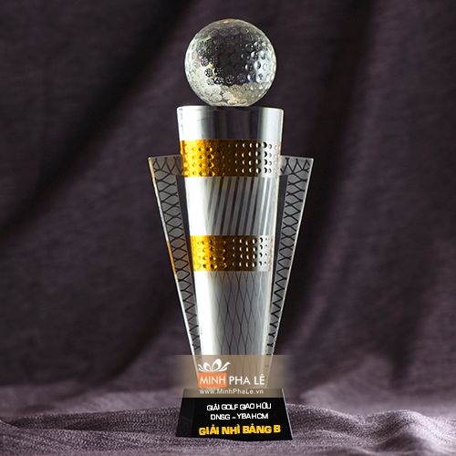 Cúp golf pha lê giải champion T022A