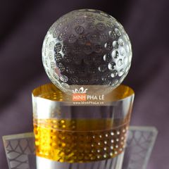 Cúp golf pha lê giải champion T022A
