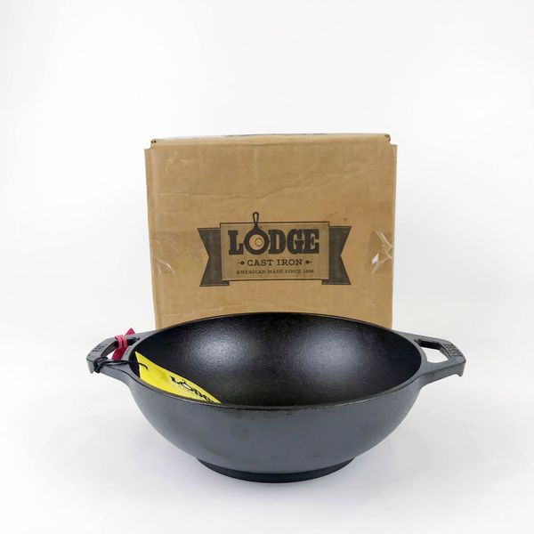 Chảo gang cao cấp Lodge Cast Iron Wok Mini - Mỹ