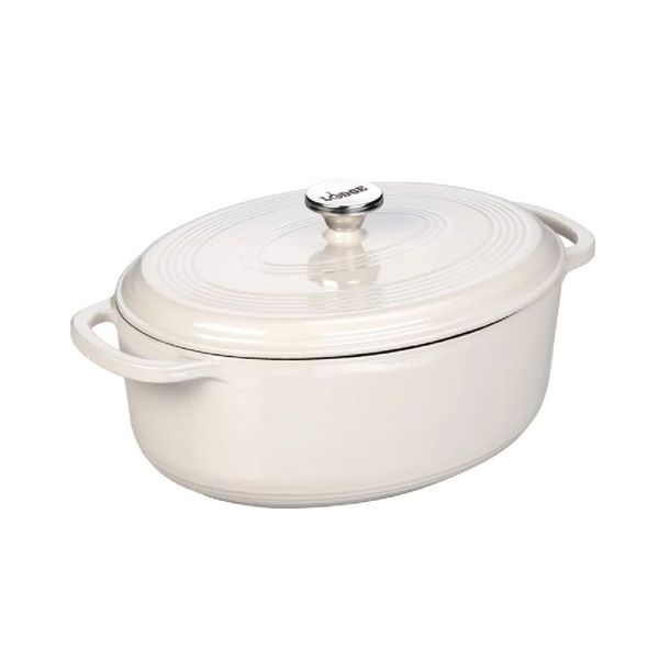 Nồi gang phủ men Lodge Ceramic dutch oven 6.6  Lít EC7OD13 - USA