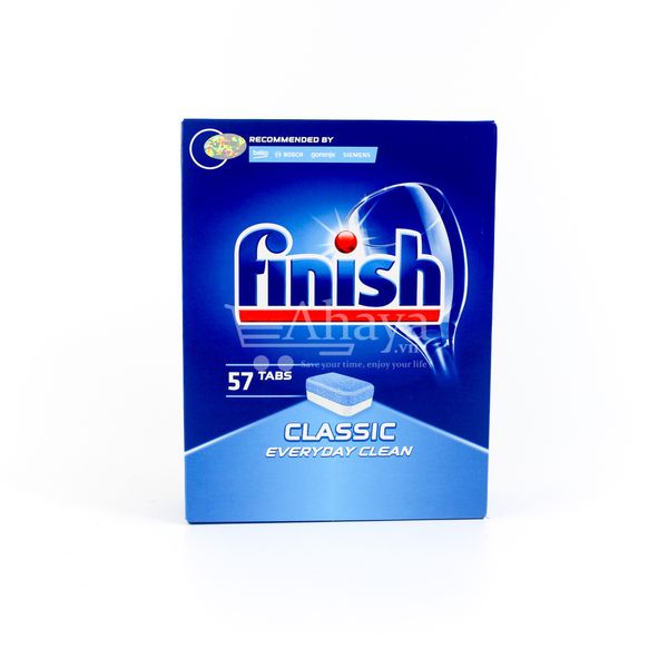 Hộp Viên rửa chén bát Finish Classic 57 viên - Đức