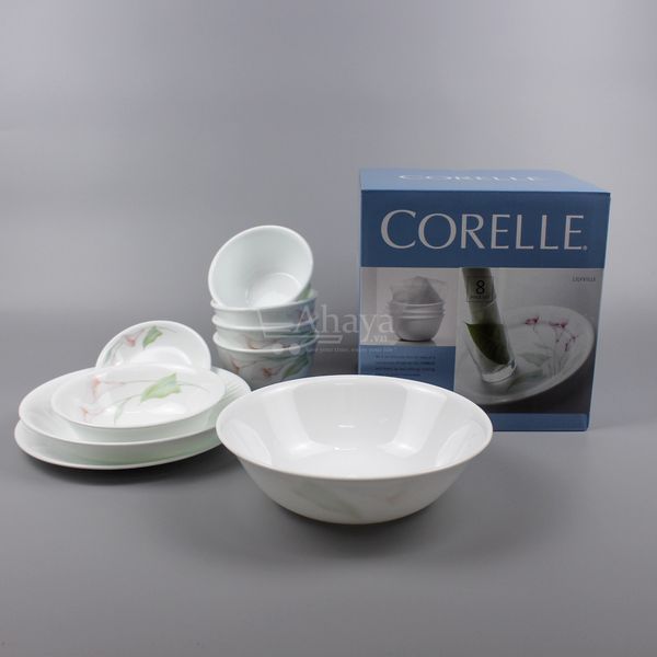 Bộ Bàn Ăn Corelle Hoa Loa Kèn - Nhập khẩu Mỹ