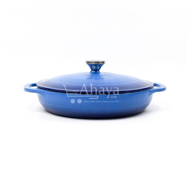 Nồi gang phủ men Lodge Ceramic dutch oven 3.4 Lít - USA