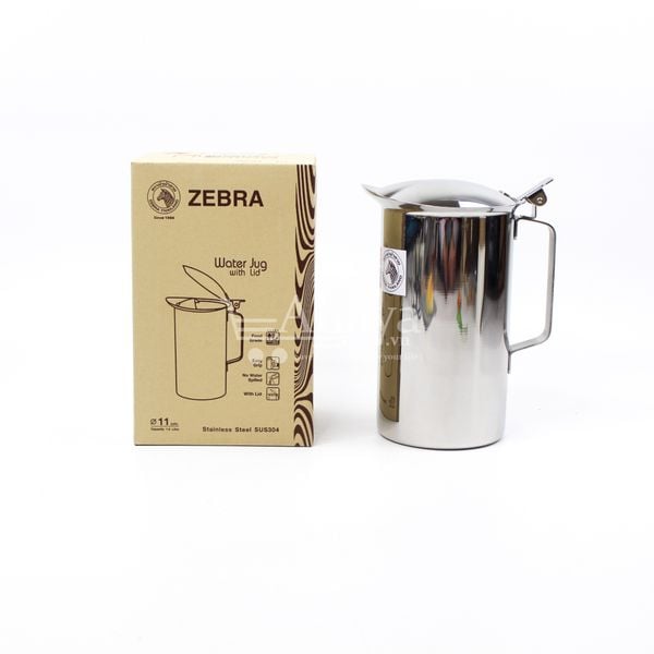 Bình nước inox 304 có nắp Zebra 1.9L - Thái Lan