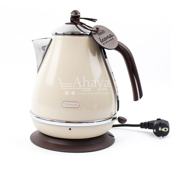 De Longhi KBOV2001 BG Icona Vintage 1.7 l electric kettle - beige