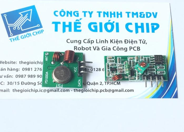 Bộ module thu phát RF315 Chưa Mã Hóa