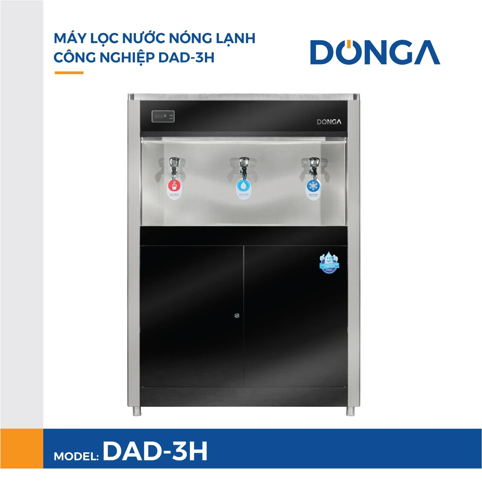 may loc nuoc nong lanh cong nghiep donga dad 3h