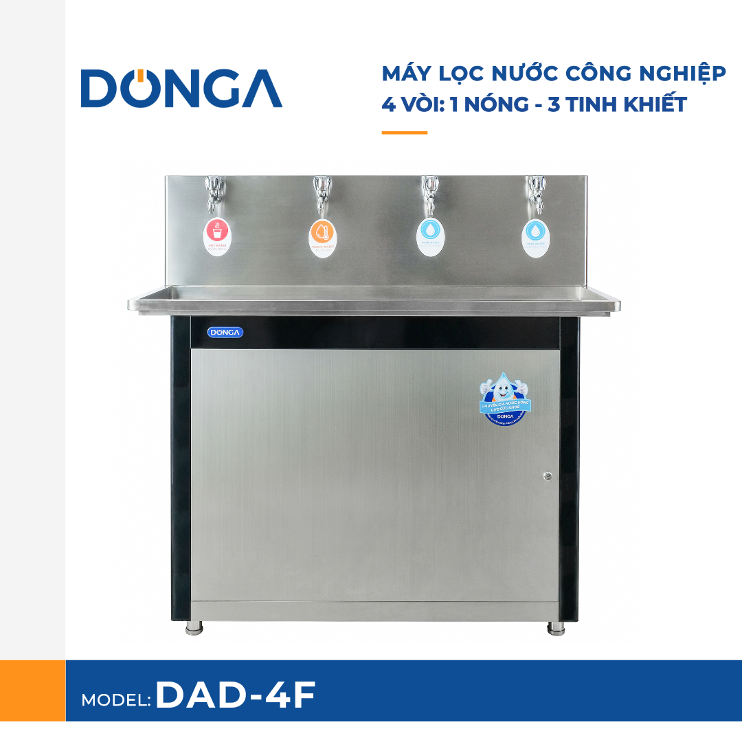 may loc nuoc nong lanh cong nghiep donga dad 4f