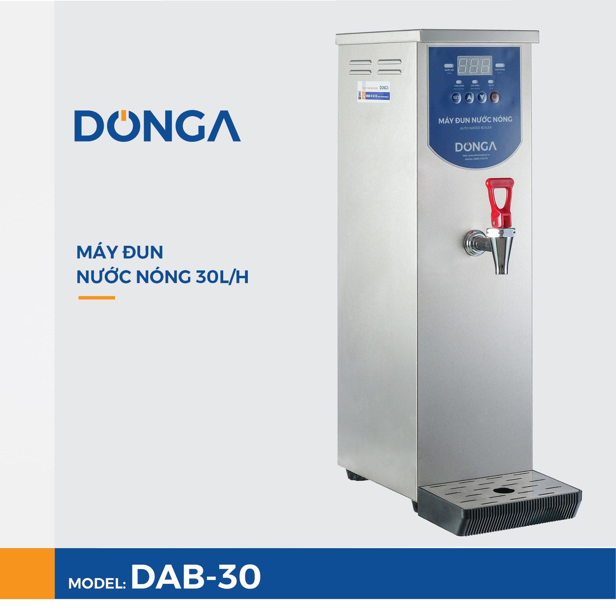 may dun nuoc nong tu dong donga dab 30 30l h