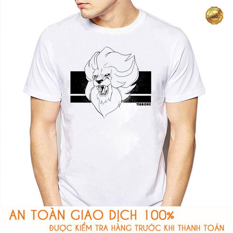  Áo thun Nam in hình Sư tử thiết kế lạ - M213 