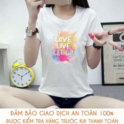  Áo thun nữ slogan kiểu Hàn Quốc love live - M216 