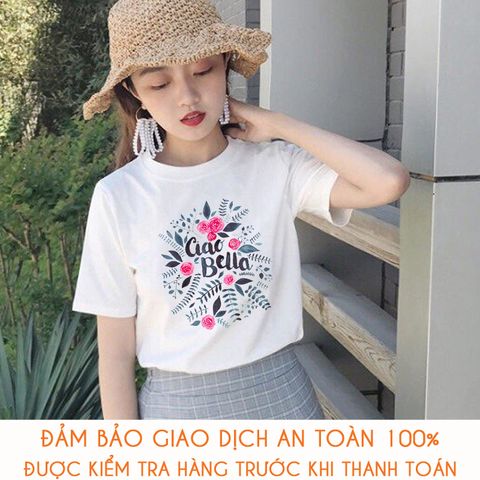  Áo thun nữ slogan kiểu Hàn Quốc - M221 