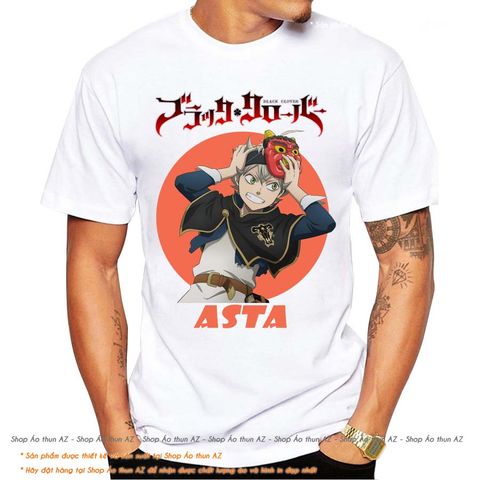  Áo thun Anime Nam Nữ Black Cover Asta - Mẫu mới M2499 