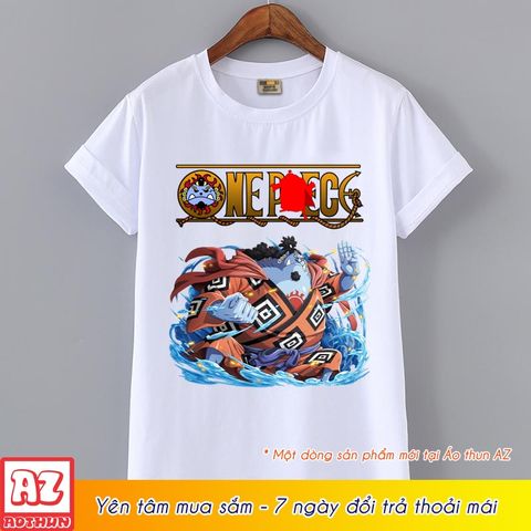  Áo thun One Piece in hình logo Jinbe cực đẹp - Có size trẻ em M2564 