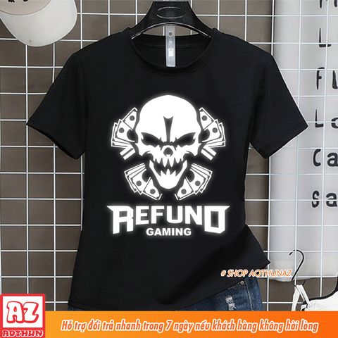  Áo thun game PUBG Refund Gaming Team Logo phản quang cực đẹp M2611 