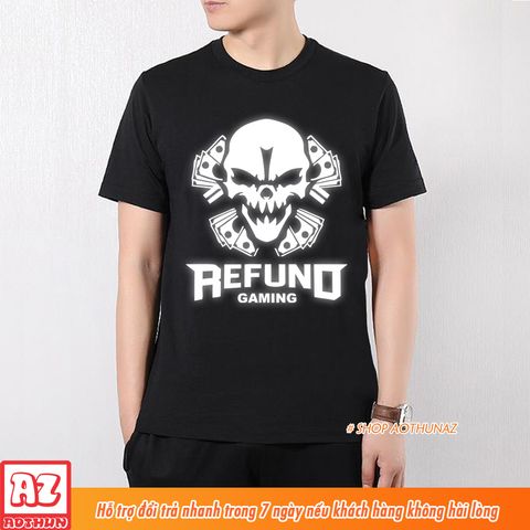  Áo thun game PUBG Refund Gaming Team Logo phản quang cực đẹp M2611 