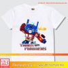 Áo thun trẻ em in hình Mini World Transformer Optimus Prime M2628