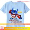 Áo thun trẻ em in hình Mini World Transformer Optimus Prime M2628