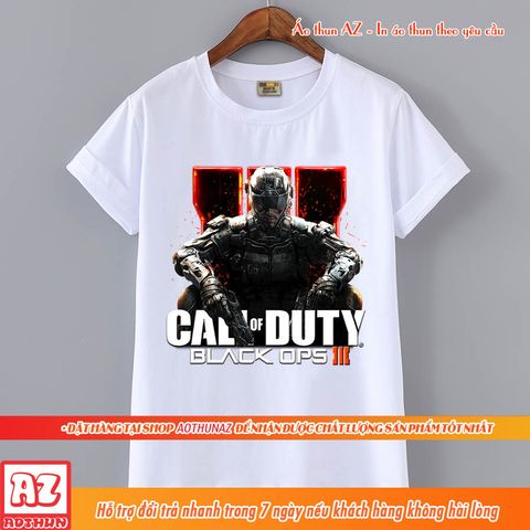  Áo thun in hình game Call of Duty Black Ops Đẹp - Có size trẻ em M2632 