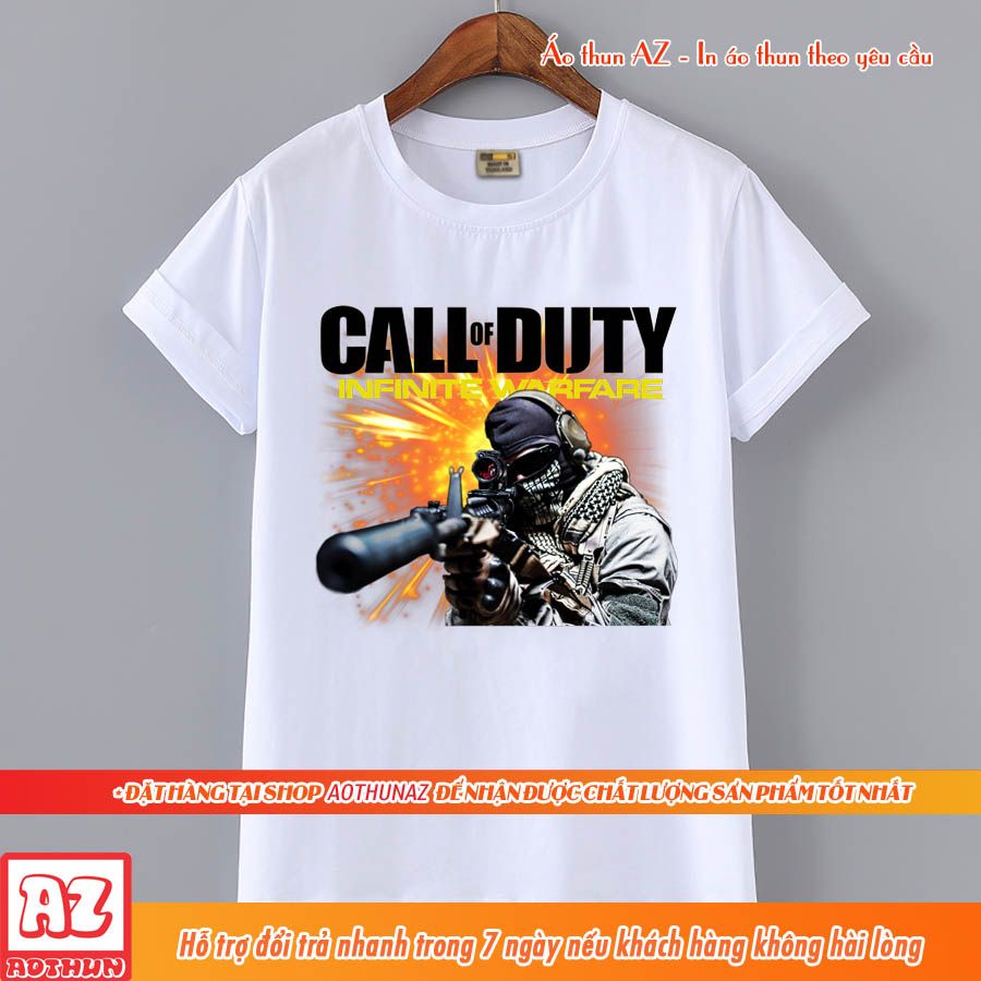 Áo thun in hình game Call of Duty Black Ops Đẹp - Có size trẻ em M2633