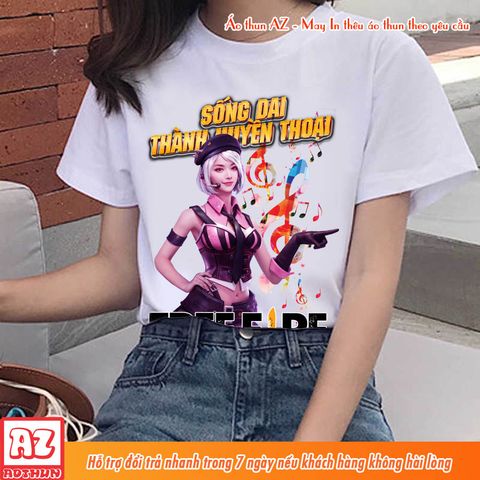  Áo thun Free Fire in hình Kapella Lisa Blackpink - Có size trẻ em M2652 