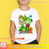 Áo thun Plants vs Zombies trẻ em màu trắng - Vải Cotton Thái M2716