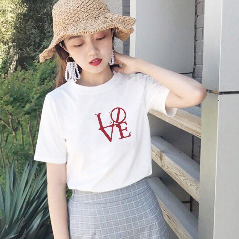 Áo thun nữ slogan Love - M273