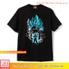 Áo thun in hình Songoku Dragon Ball màu đen siêu ngầu M2744