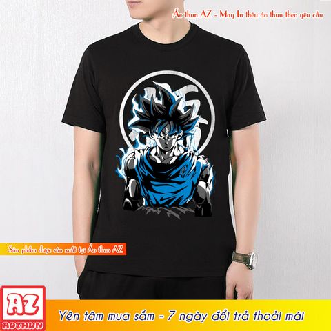  Áo thun in hình Songoku Ultra Instinct màu đen cực đẹp M2747 