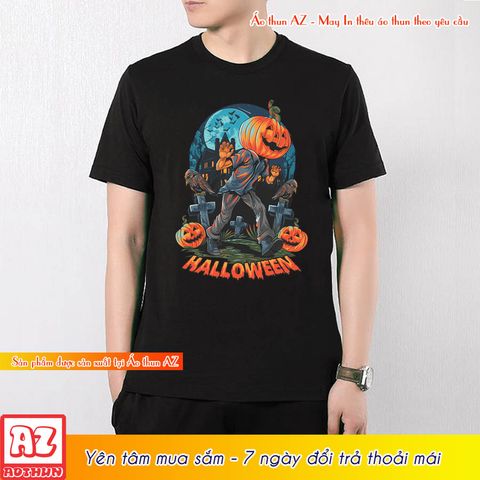  Áo thun Halloween đẹp màu đen và trắng unisex - Mẫu mới M2764 