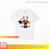 Áo thun tay lỡ ( lửng ) in hình Kaws x Mickey - Form Rộng Unisex M2787