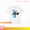 Áo thun tay lỡ ( lửng ) in hình Kaws x Mickey - Form Rộng Unisex M2788