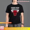 Áo thun Bull Chicago thời trang màu đen và trắng - Form rộng Unisex M2793