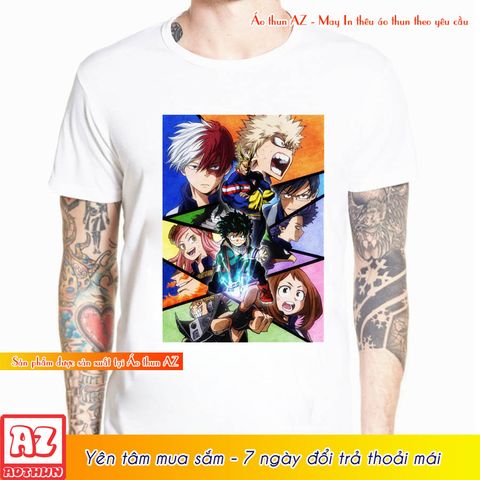  Áo thun Izuku Midoriya My Hero Academia đẹp - Có size trẻ em M2796 