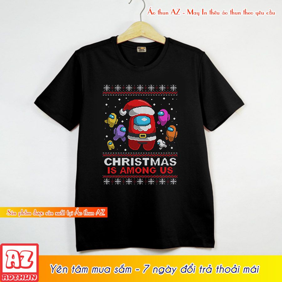 Áo thun Game Among Us Noel Xmas Skin - Có size trẻ em M2819