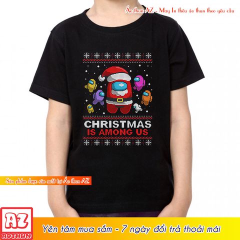  Áo thun Game Among Us Noel Xmas Skin - Có size trẻ em M2819 