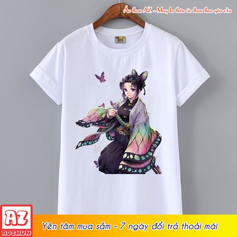  Áo thun Anime Kimetsu no Yaiba Demon Slayer Shinobu dễ thương M2841 