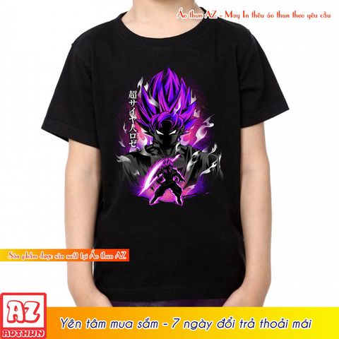  Áo thun Songoku Super Saiyan Rose - Có size trẻ em M2850 