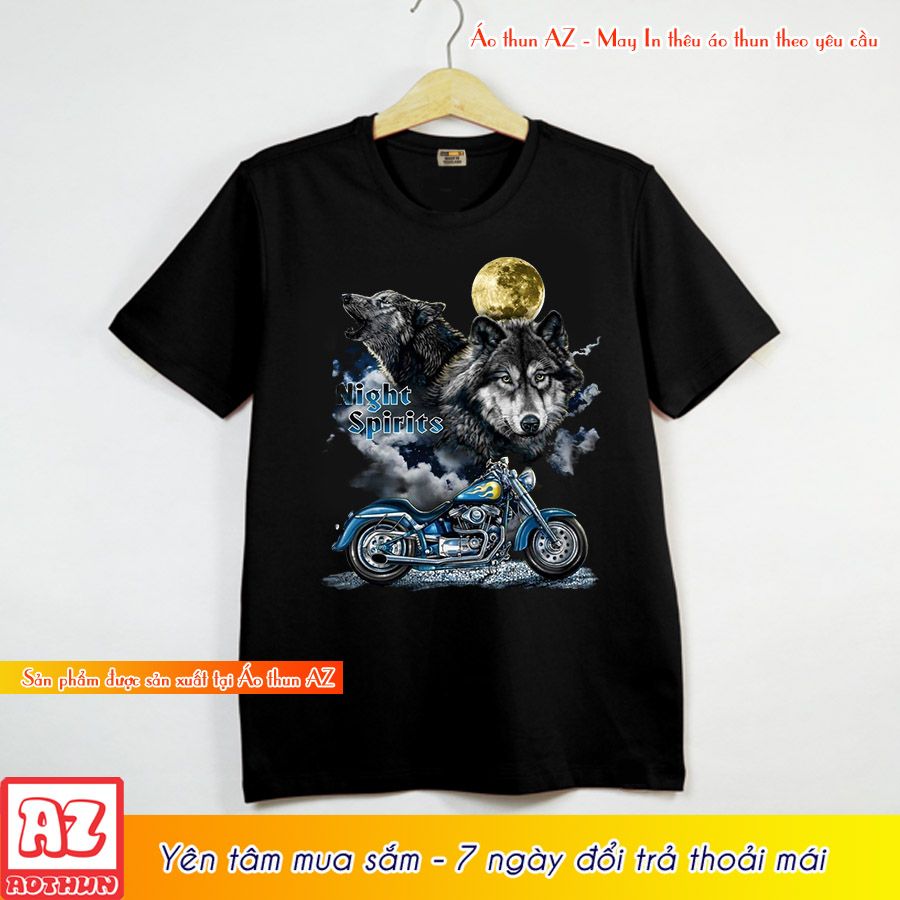 Áo thun Nam in hình Motor 3D - BIGSIZE 3XL 4XL 5XL 6XL 7XL F2868