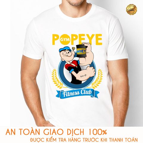  Áo thun nam Popeyes tập gym - M313 