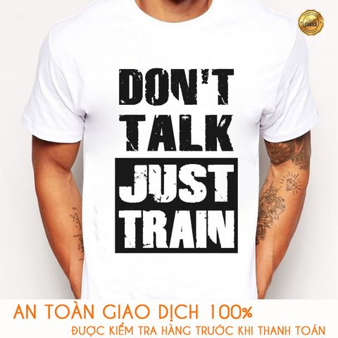  Áo thun nam Slogan tập gym - M316 