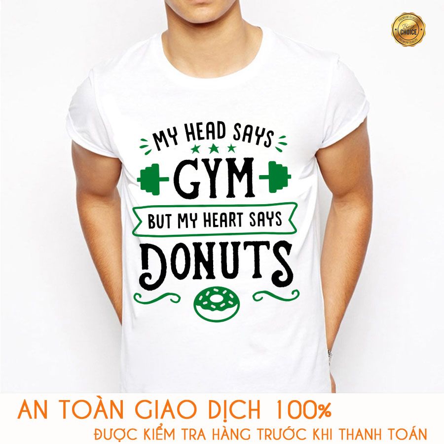 Áo thun nam tập gym Slogan - M322