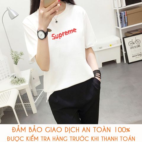  Áo thun đôi teen nữ Supreme - M396 