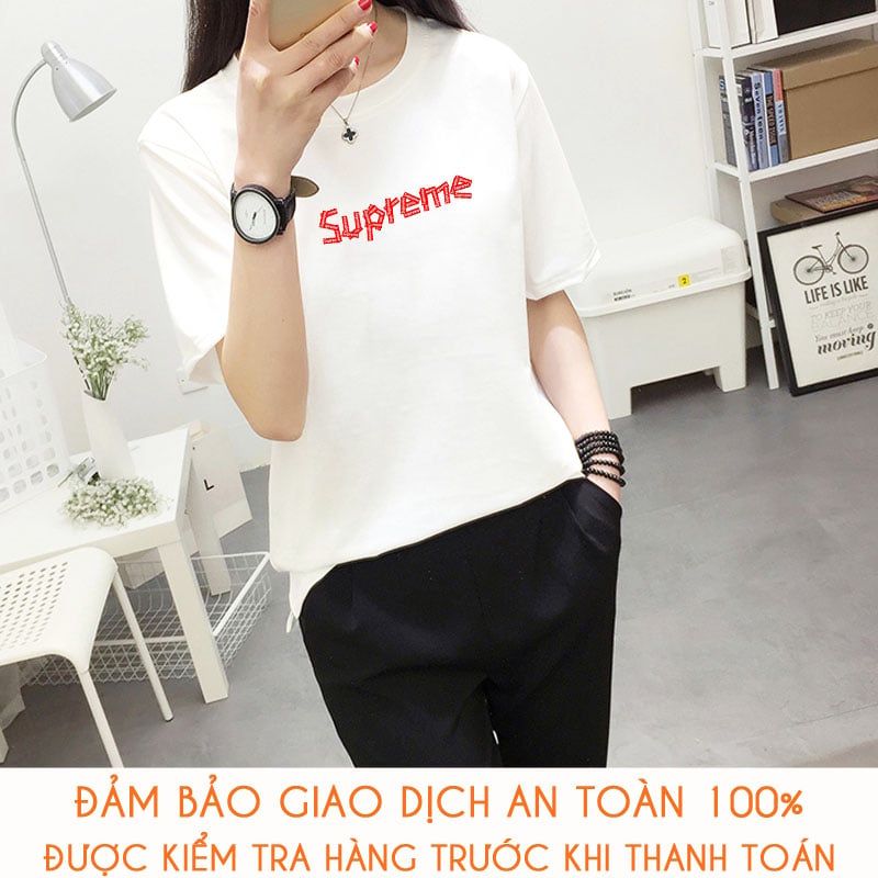 Áo thun đôi teen nữ Supreme - M396